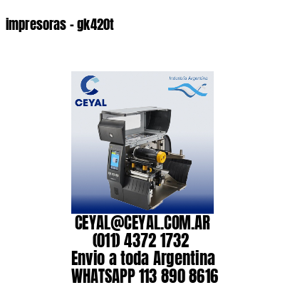 impresoras – gk420t