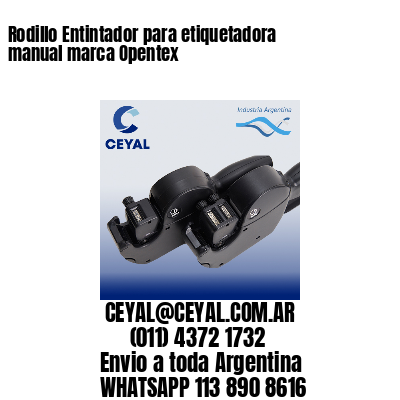 Rodillo Entintador para etiquetadora manual marca Opentex