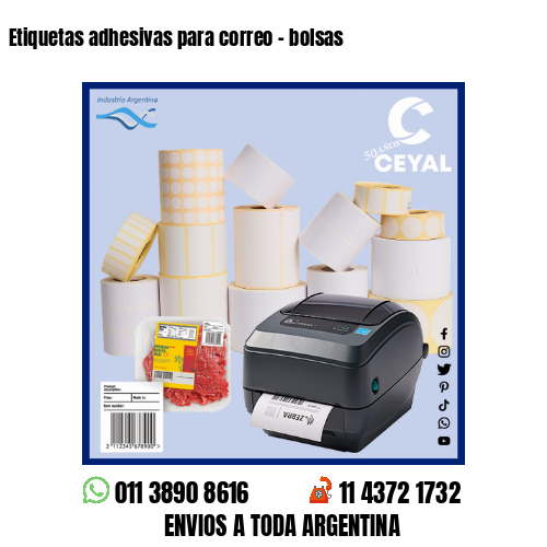 Etiquetas adhesivas para correo – bolsas
