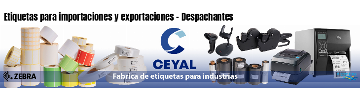 Etiquetas para importaciones y exportaciones - Despachantes