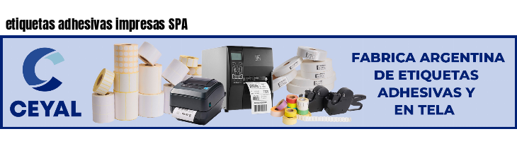 etiquetas adhesivas impresas SPA