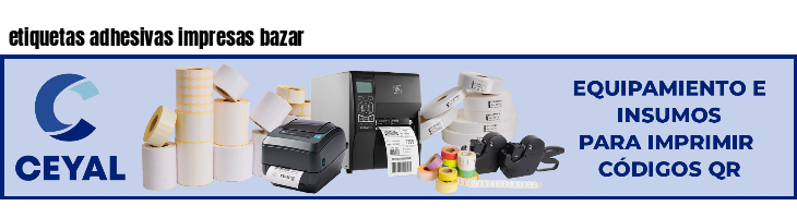etiquetas adhesivas impresas bazar