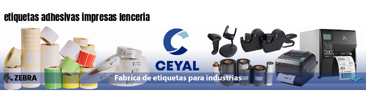 etiquetas adhesivas impresas lenceria