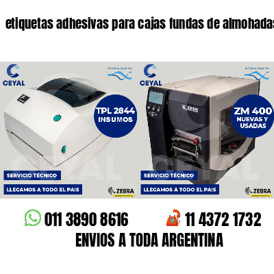 etiquetas adhesivas para cajas fundas de almohadas