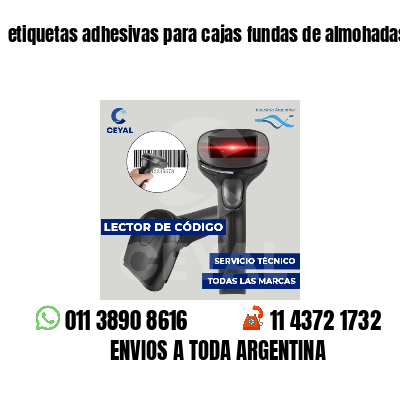 etiquetas adhesivas para cajas fundas de almohadas