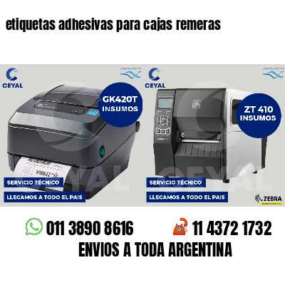 etiquetas adhesivas para cajas remeras