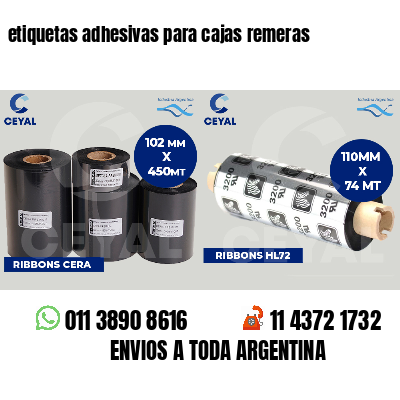 etiquetas adhesivas para cajas remeras