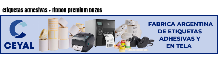 etiquetas adhesivas   ribbon premium buzos