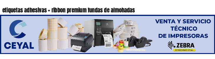 etiquetas adhesivas   ribbon premium fundas de almohadas