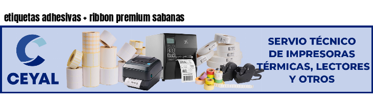etiquetas adhesivas   ribbon premium sabanas