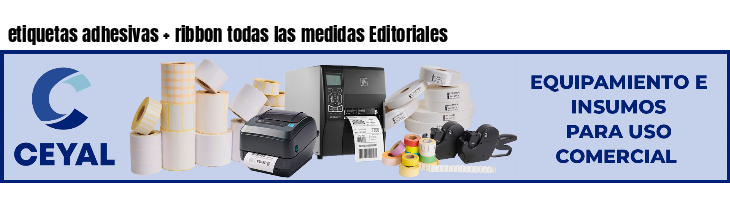 etiquetas adhesivas ribbon todas las medidas Editoriales