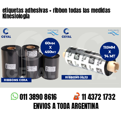 etiquetas adhesivas   ribbon todas las medidas Kinesiología