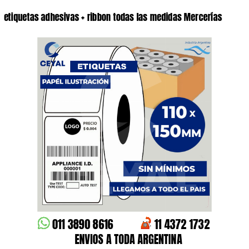 etiquetas adhesivas   ribbon todas las medidas Mercerías