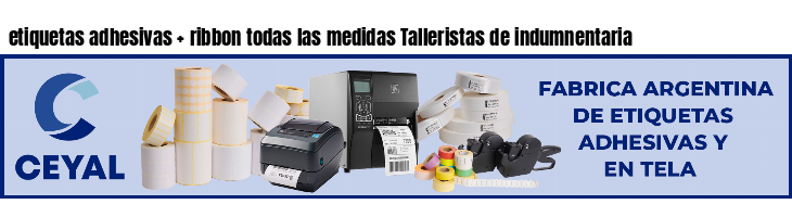 etiquetas adhesivas   ribbon todas las medidas Talleristas de indumnentaria