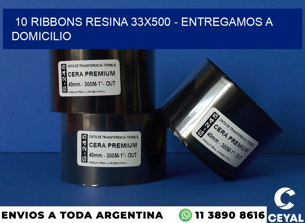 10 Ribbons resina 33×500 – entregamos a domicilio