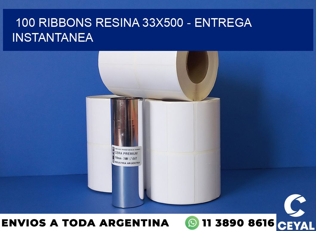 100 Ribbons resina 33×500 – entrega instantanea