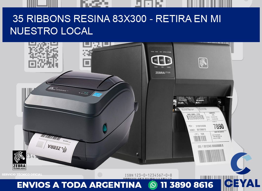 35 Ribbons resina 83x300 - retira en mi nuestro local