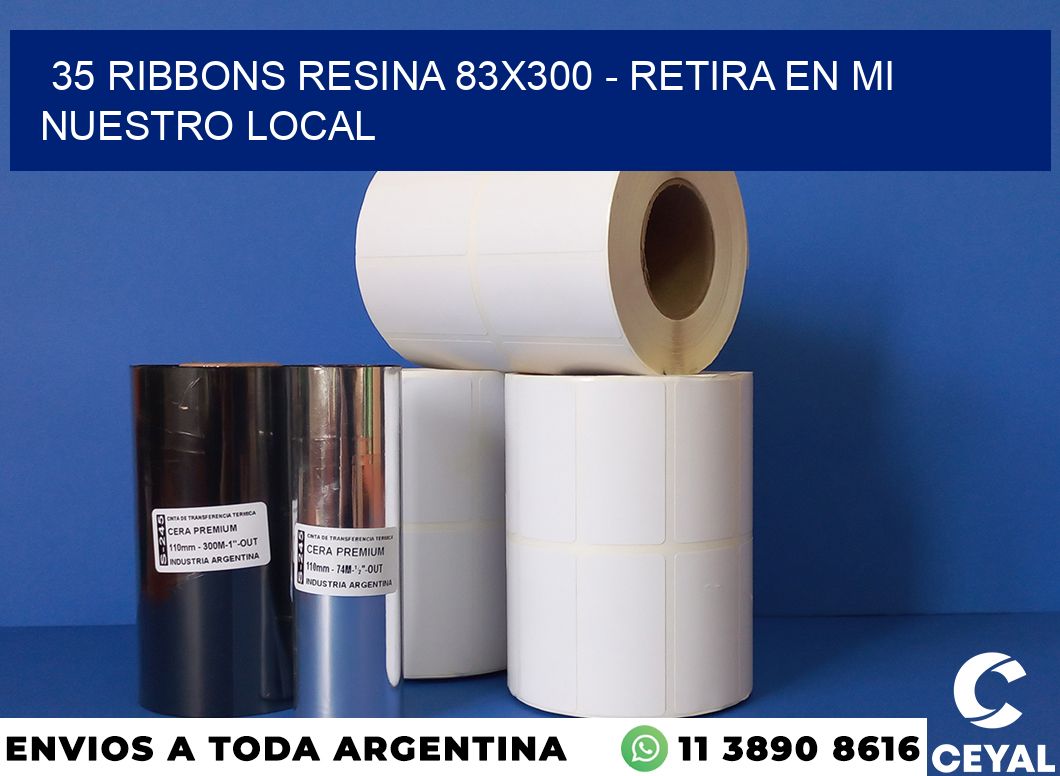 35 Ribbons resina 83×300 – retira en mi nuestro local