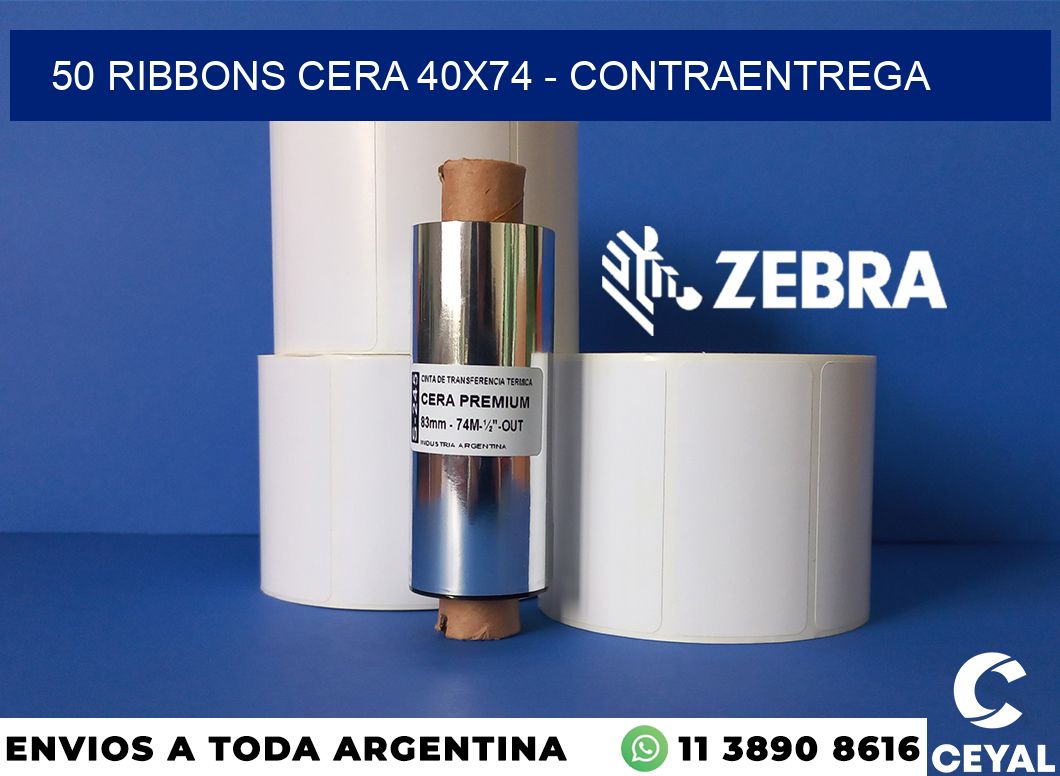 50 Ribbons cera 40x74 - contraentrega