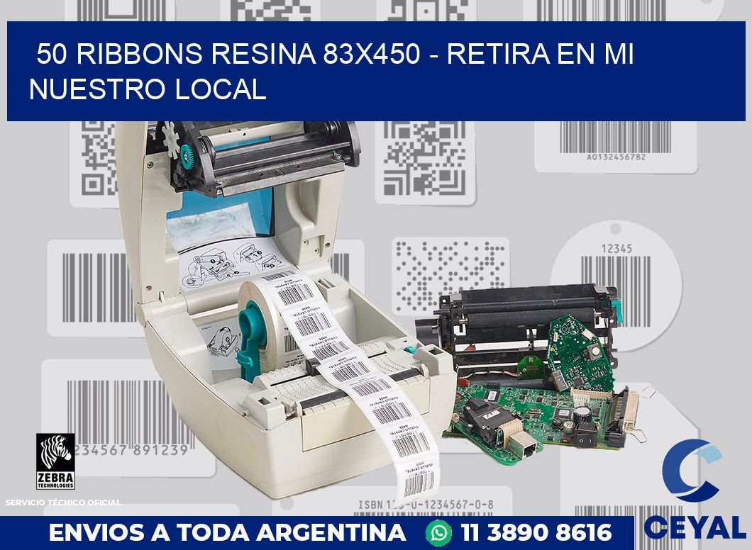 50 Ribbons resina 83x450 - retira en mi nuestro local