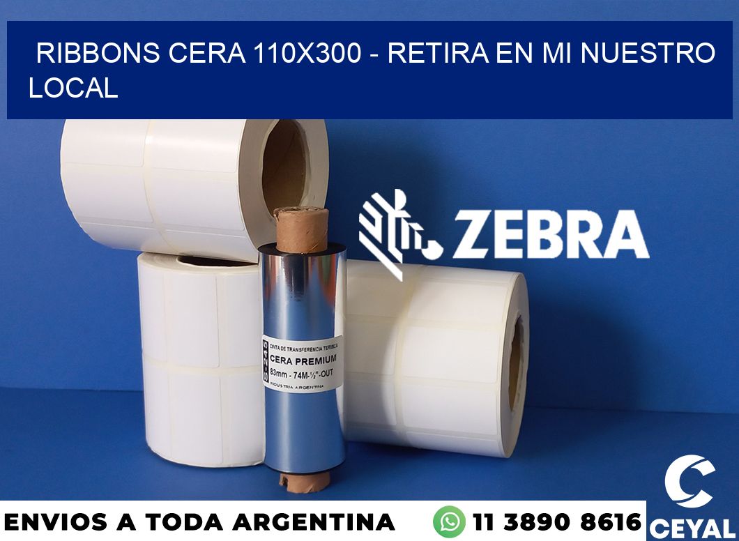 Ribbons cera 110x300 - retira en mi nuestro local