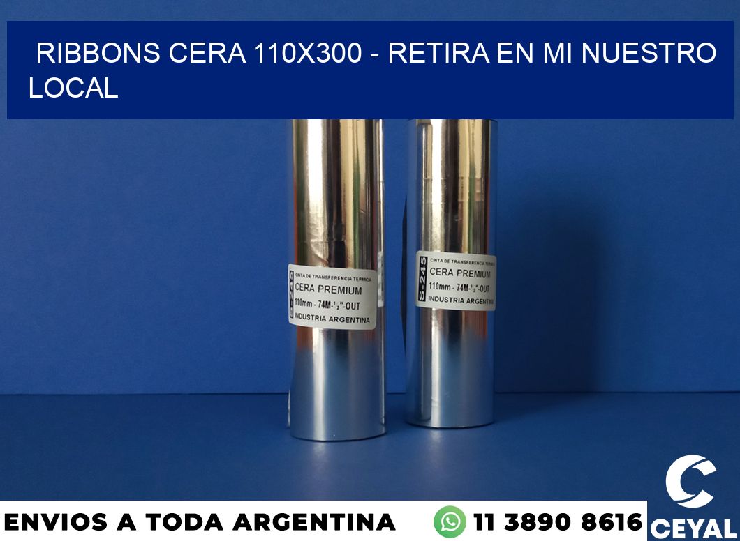 Ribbons cera 110×300 – retira en mi nuestro local