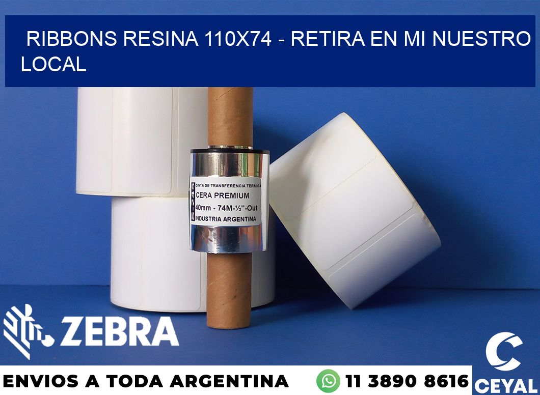 Ribbons resina 110x74 - retira en mi nuestro local