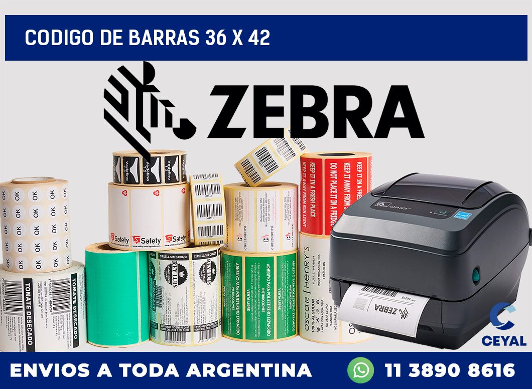 codigo de barras 36 x 42