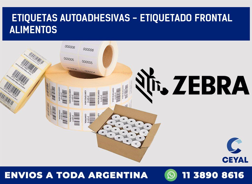 etiquetas autoadhesivas - etiquetado frontal alimentos