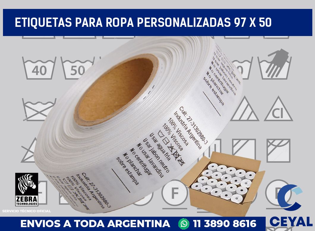 etiquetas para ropa personalizadas 97 x 50