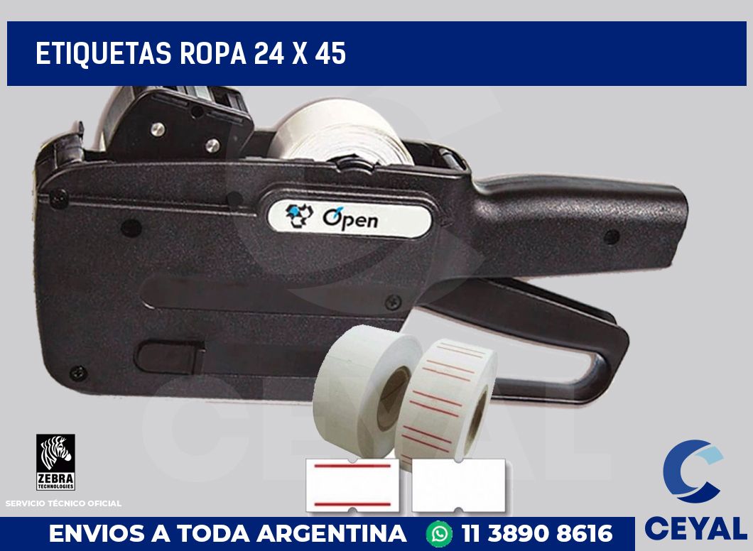 etiquetas ropa 24 x 45