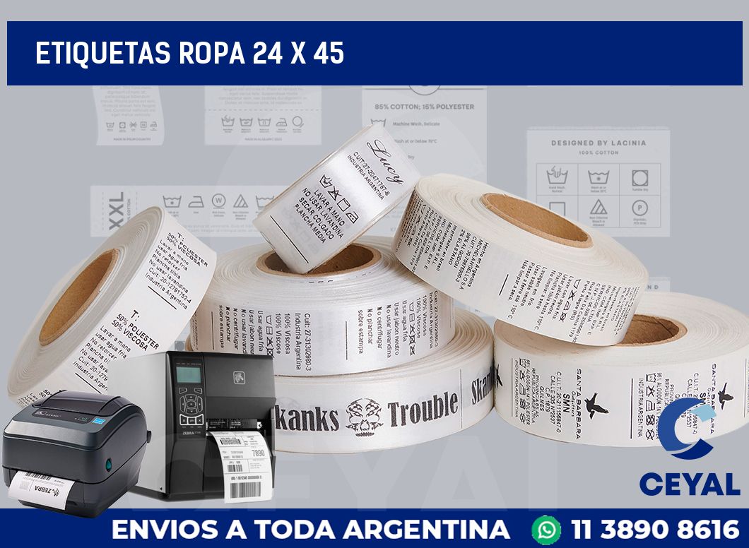 etiquetas ropa 24 x 45