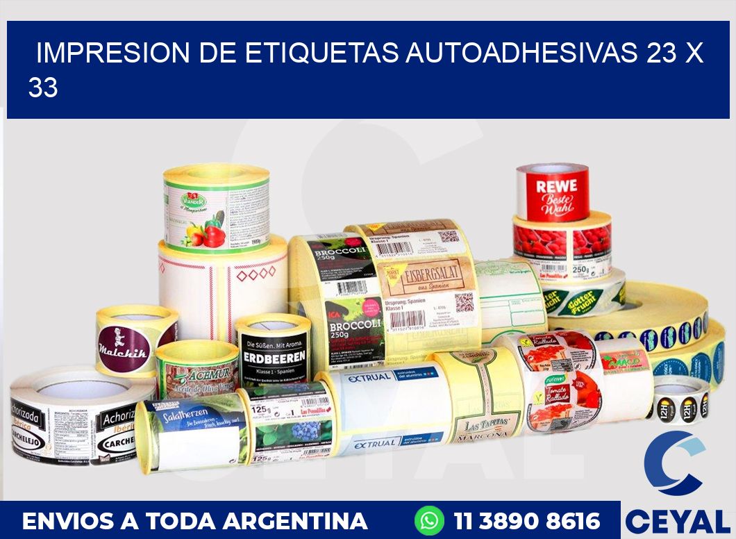 impresion de etiquetas autoadhesivas 23 x 33