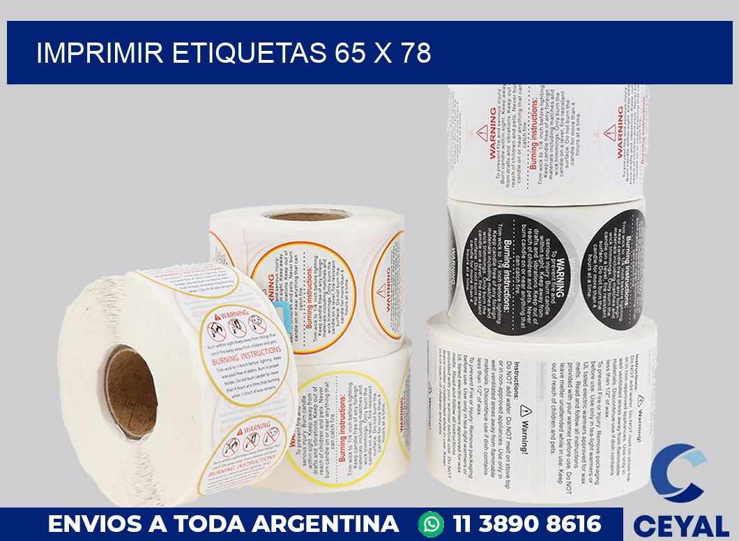 imprimir etiquetas 65 x 78