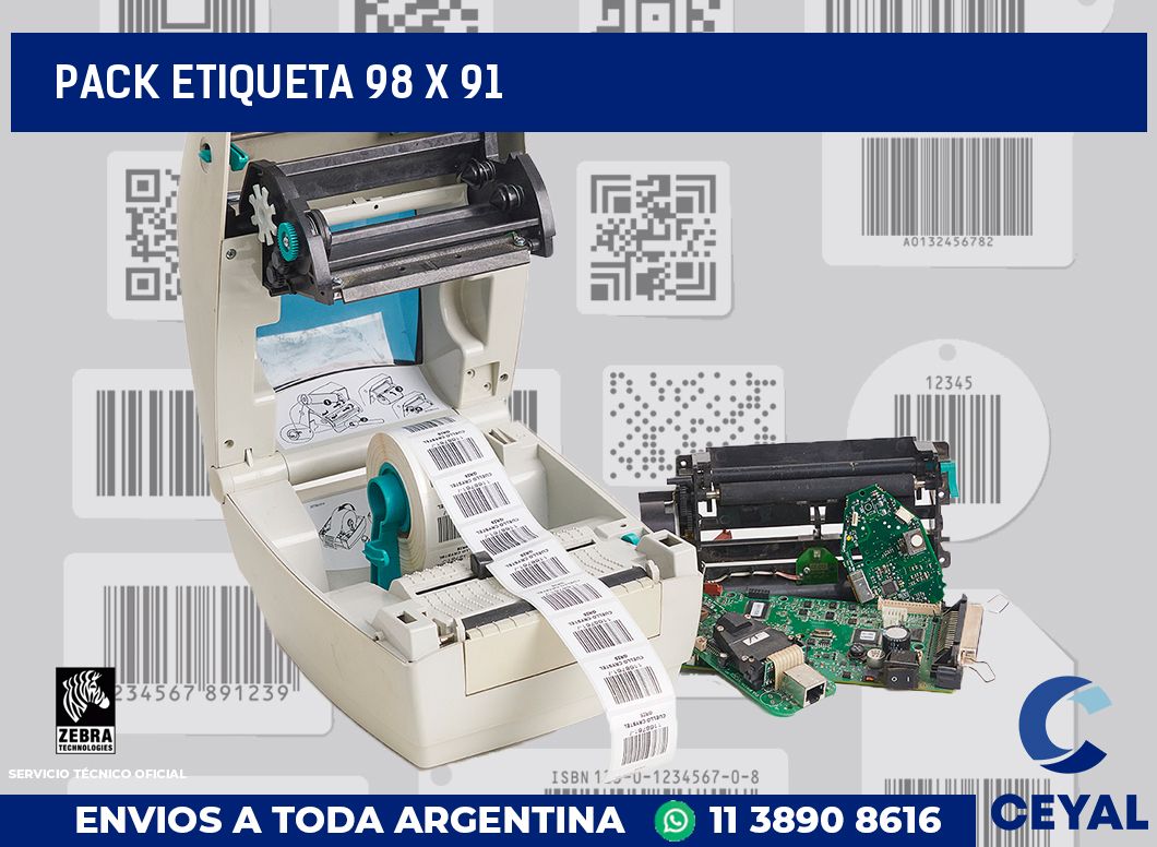 pack etiqueta 98 x 91