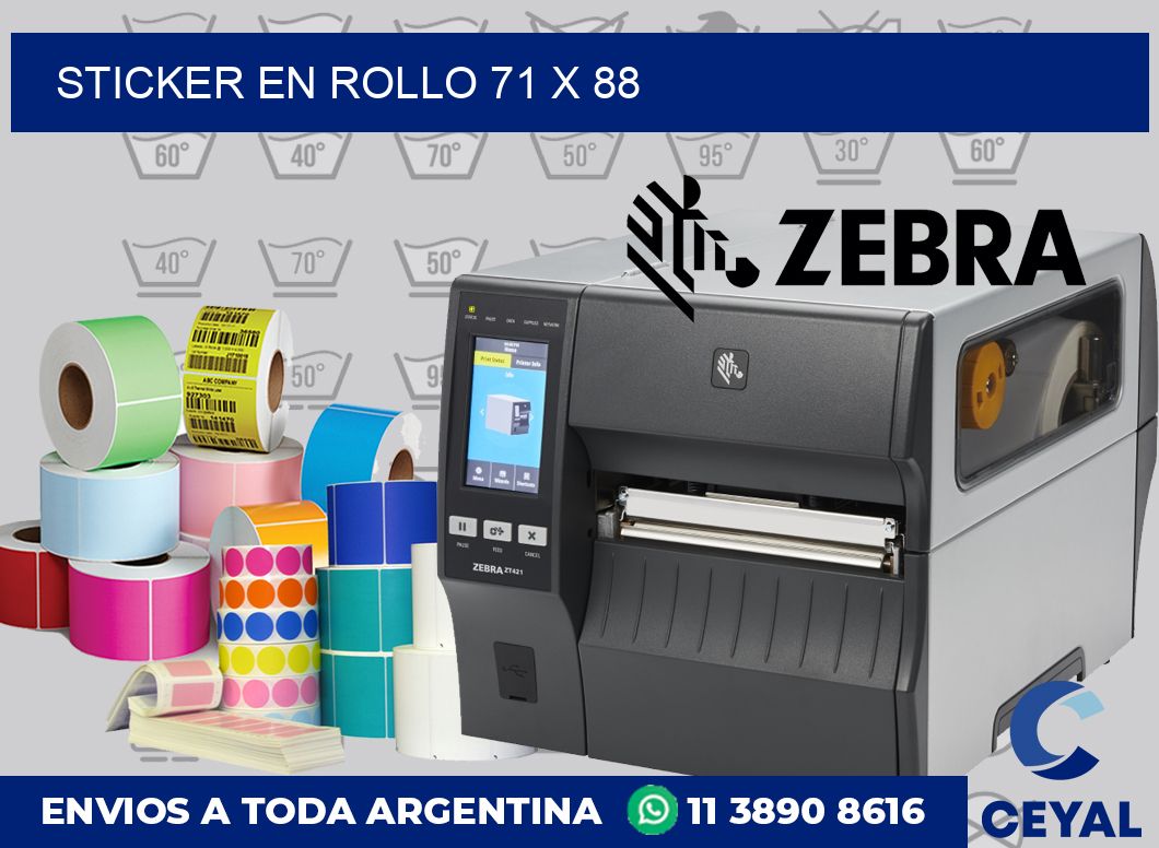 sticker en rollo 71 x 88