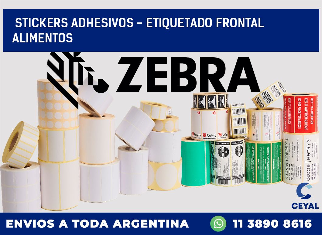 stickers adhesivos – etiquetado frontal alimentos