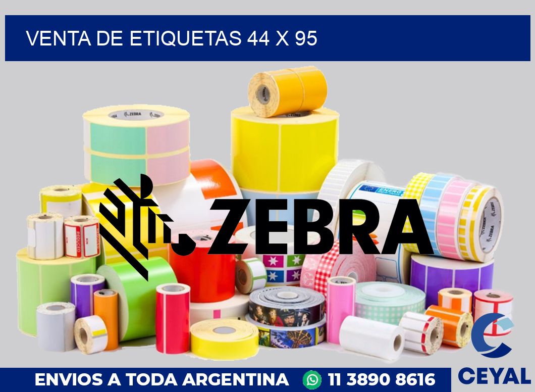 venta de etiquetas 44 x 95