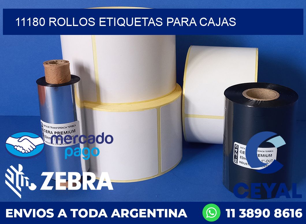 11180 rollos etiquetas para cajas