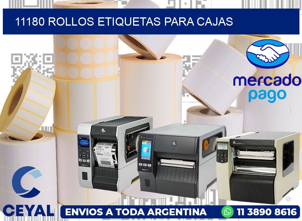 11180 rollos etiquetas para cajas