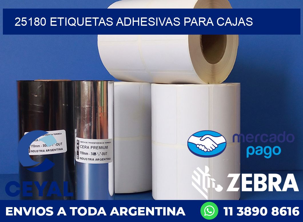 25180 etiquetas adhesivas para cajas