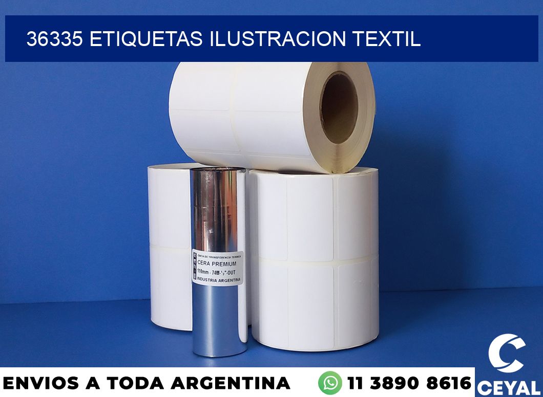 36335 etiquetas ilustracion textil