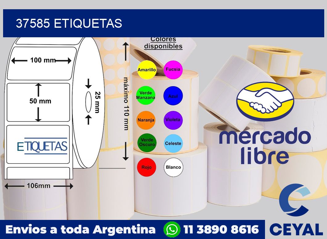 37585 etiquetas