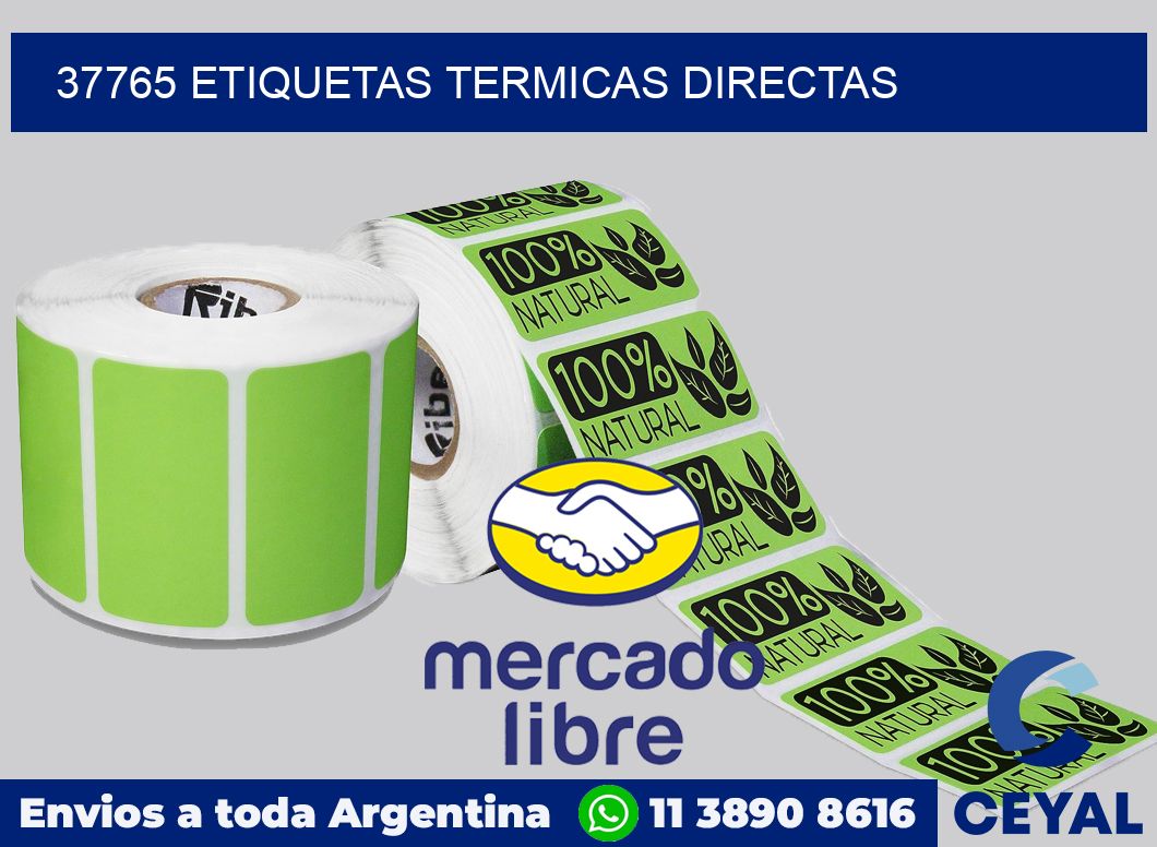 37765 Etiquetas termicas directas