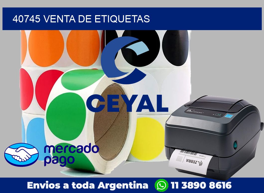 40745 Venta de etiquetas