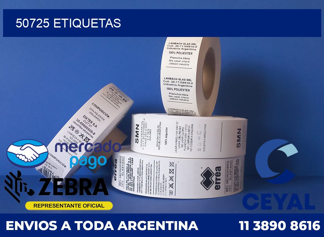 50725 etiquetas