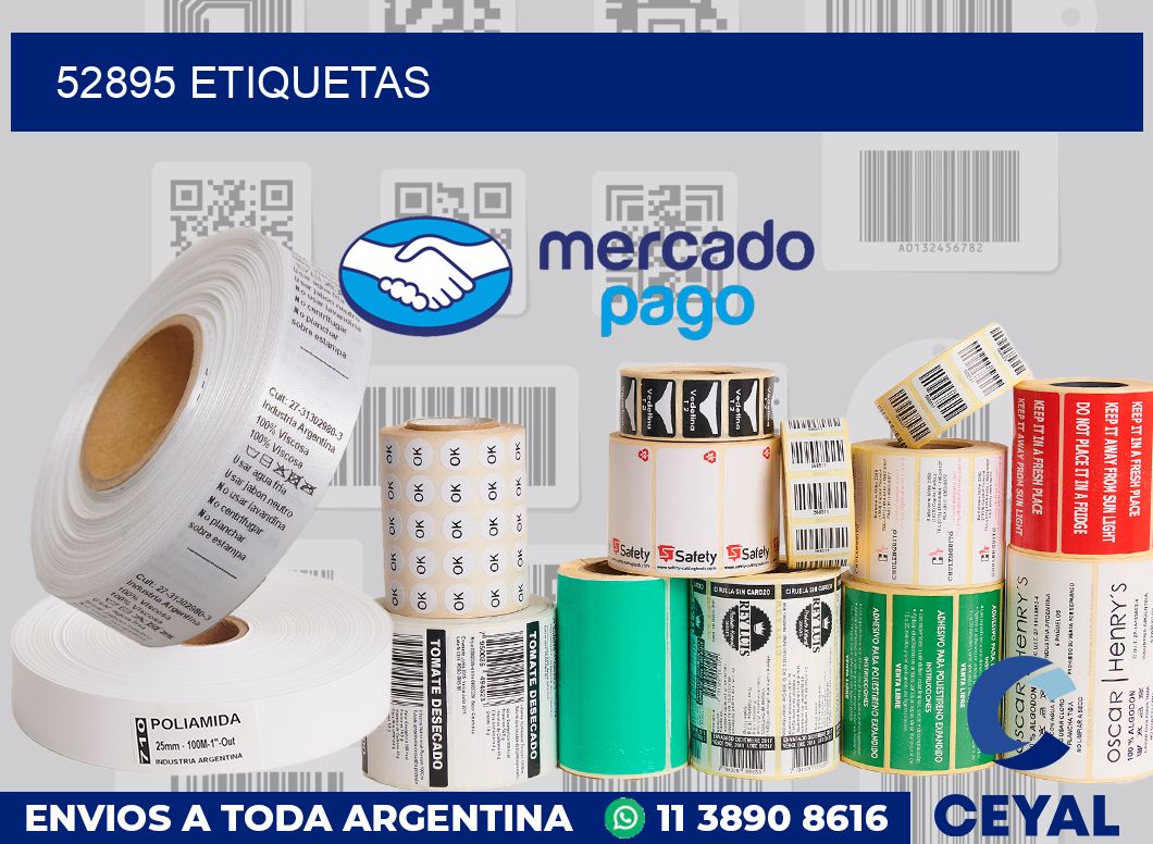 52895 etiquetas
