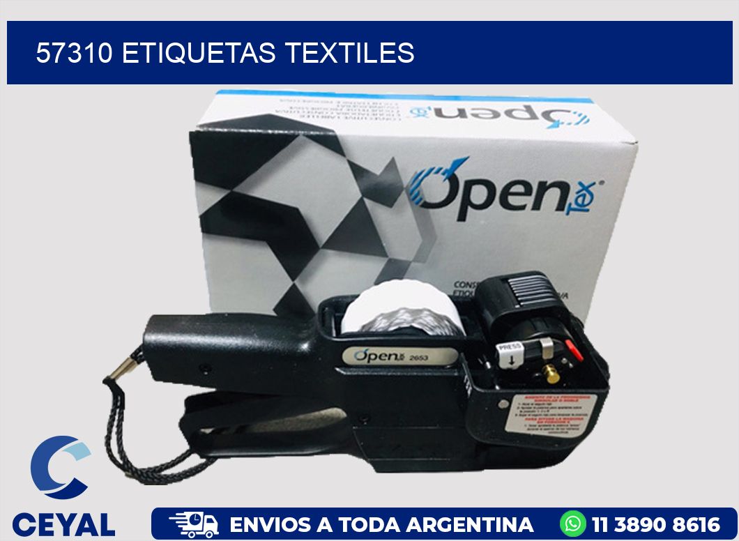 57310 etiquetas textiles