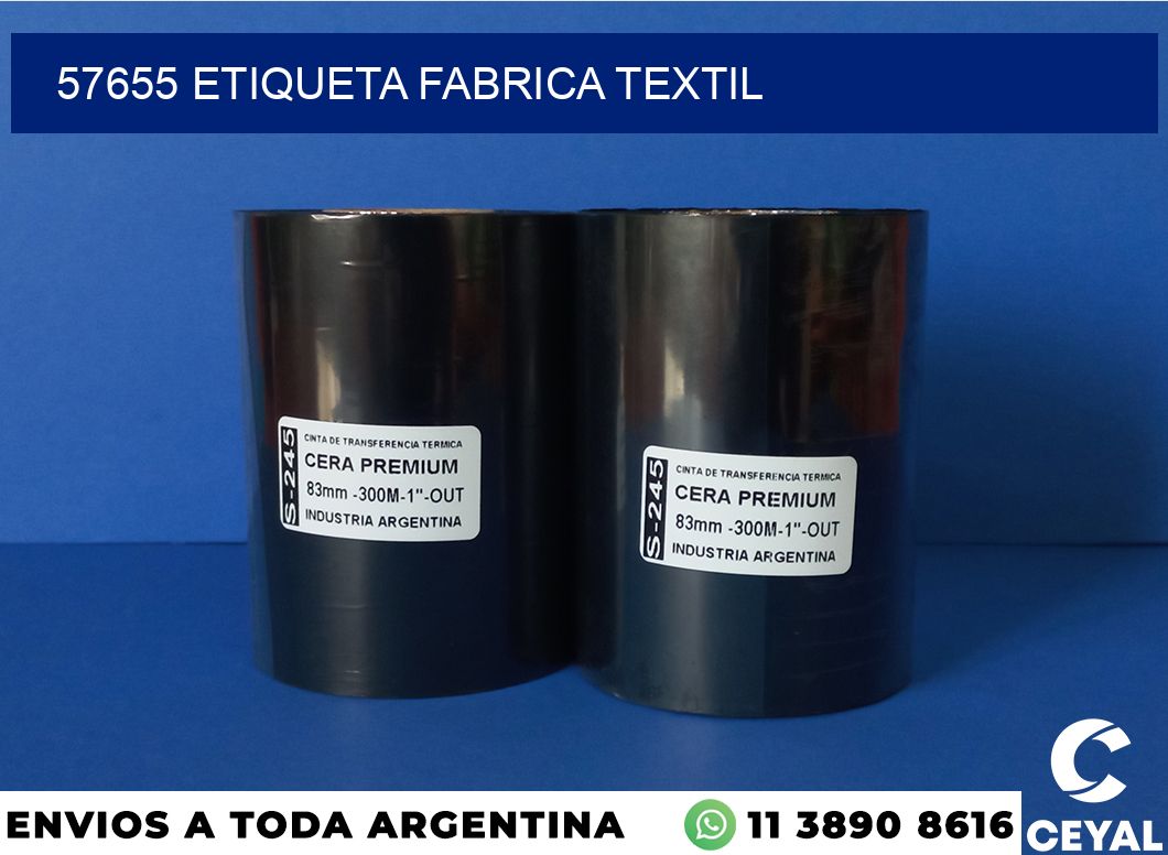 57655 etiqueta fabrica textil