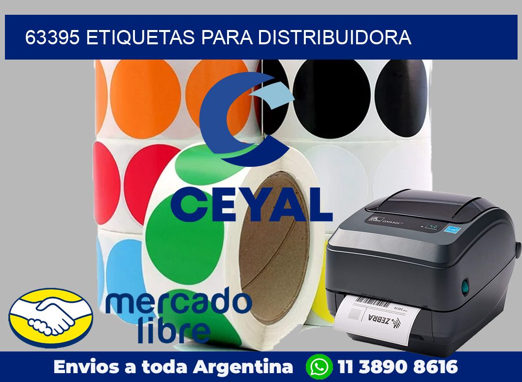 63395 Etiquetas para distribuidora